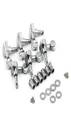 6r höger 6L vänster 3L3R String Tuning Pinns Tuners Tuner Chrome Inline Guitar Machine Head 6r höger3133219