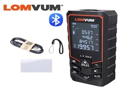 LOMVUM Telemetri laser Bluetooth Misuratore di distanza laser USB ricaricabile digitale portatile 120 m 100 m 80 m 50 m Livellamento elettrico 2103960984