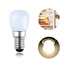 LED電球E14 E12 2W冷蔵庫LED照明MINI BB AC220Vインテリアライトホワイト /ウォーム /ダイミング薄暗いドロップ配信ライトLIG DHGBY