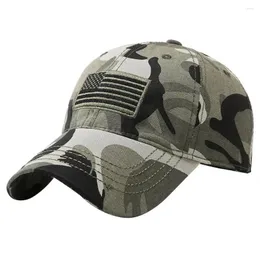 Cappellini da baseball utili linea verde bandiera USA cappello mimetico berretto da baseball unisex riutilizzabile