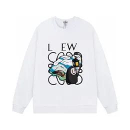 2024 Męskie projektant Leowe Sweters Retro Classic Fashion Blushirts Men Pullover Letter Donę szyję wygodne bluzki