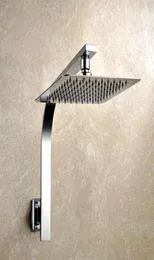 Premium de 8 polegadas Premium aço inoxidável chuva chuveiro Extensão da cabeça do chuveiro Banheiro de banheiro Banheiro Montado de parede Set7843909