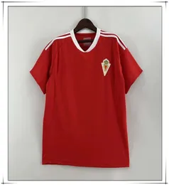 23 24 Real Murcia Mens Futebol Jerseys P. LEON DANI ROMERA VEGA CARRASCO VEGA GONZALEZ SOLA Home Camisas de Futebol Manga Curta Adulto