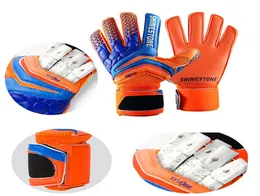 Men Professional Soccer Goalkeeper Gloves Strong 5 Finger Protection Thicken 4mm Latex Kids Goal Keeper De Futebol Goalie Gloves4320215