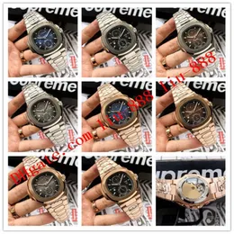 Topselling Luxury Watches Mens Watch 40mm 5990 1A-001 Date Stainless Steel Asia Transparent Full Automatic Fashion Men's Watc2401