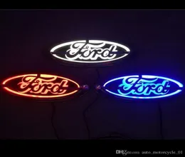 5D Auto logotipo Emblema Lâmpada LED Luz Traseira do Carro para Ford Focus Mondeo Kuga Auto Emblema Luz 145cm56cm GGA17395727797