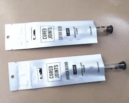 Toptan Batı Tedavisi 3 PCS 1 PCS Beyaz Kürlenmiş Eklemler Çanta Plastik Tüpler Ambalaj Moonrock Öncesi Ön Haddelenmiş Tüp Paketleme Zz