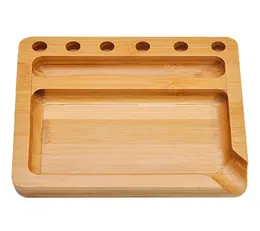 Honeypuff Handmased Natural Wood Rolling Tray med tre vinkel 151131 mm Tobaksrökning Tillbehör Putt Tallriksslipare BRAY4844318