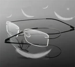 リムレスチタンウルトラライトリーディンググラス1 15 2 25 3 35 4 RIMLESS OCHKI DLYA CHTENIYA SIN MONTURA GAFAS DE LECTURA E9492838