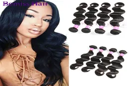 Mais vendidos s 4 pacotes bemisshair não processado cabelo peruano cambojano mongol indiano brasileiro malaio virgem cabelo humano 5283898