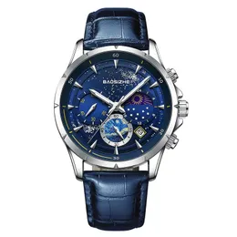 Pieno di stelle business orologio di fascia alta da uomo meccanico impermeabile moda orologio al quarzo da uomo all'ingrosso orologio da studente ragazzi C6