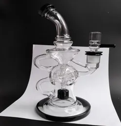 2016 novo design ftk bongs de vidro Toro ovo fabuloso Klein Recycler de vidro fumando tubos de água Rigas de óleo DAB SLIGS 144MM MENINA CONJUNTA GRESSA 8721137