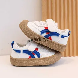 Athletic Outdoor Soft soled male toddler shoes Color blocking anti kick baby shoes in autumn and winter Breathable female childrens shoes VelcroH240307