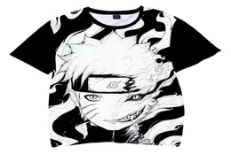 Japansk anime 3D T -shirt Vuxen/barn Kawaii Cartoon Graphic Tees Shippuden Sasuke Uzumaki Uchiha Itachi Cosplay Costume3412599