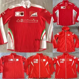 남성 후드 땀 셔츠 F1 FERARI 재킷 포뮬러 1 캐주얼 스웨트 셔츠 스프링 가을 남성 긴 슬리브 지퍼 코트 새로운 팀 유니폼 경주복 저지 포도