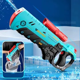 Gun Toys 2023 Sommer elektrische Wasserpistole mit 1000 ml Wasserbeutel Hochgeschwindigkeits-Wasserblaster Schwimmbad-Partyspielzeug Kinderunterhaltung AC138L2403