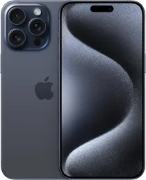 Apple iPhone 15 Pro 5G -128GB-ブルーチタン - 非常に良い-100％バッテリー-P478