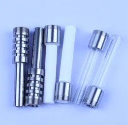 Räucherpfeife Ersatzgewindespitzen Titan Keramik Quarz Banger Nagel für Nektarsammler Kit Mini Glaskonzentratpfeifen ZZ