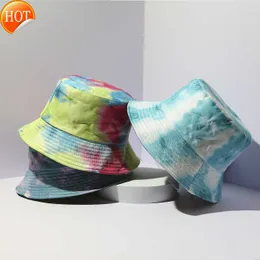 Cappellini da baseball Nuovi cappelli da pescatore stampati in tinta unita per uomo e donna Protezione solare per esterni Secchiello per lavabo fronte-retro Graffiti