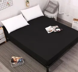 Lençóis de cama sólidos à prova d'água, lençol de cama st05, capa protetora de colchão, casa el doom, à prova de umidade, faixa elástica 9859035