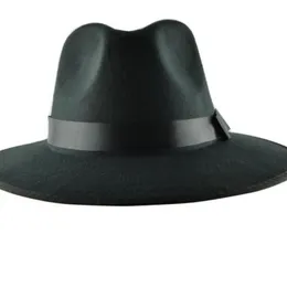 Whole-Yoccas wzdłuż zimowego kapelusza vintage jazz cap scena Brytyjczycy Brytyjczycy sombreros para hombres czarne czapki fedora dla mężczyzn262b