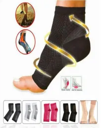 Fot Anti Trötthet Compression Foot Sleeve Ankle Support Running Cycle Basketball Sport Socks Outdoor Men Ankel Brace Sock9907846