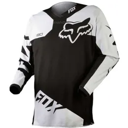 2023 Mens Camisetas Fox Mountain Speed ​​Desaceleração Terno Off Road Motocicleta Corrida Longa Top Ciclismo 6XWW