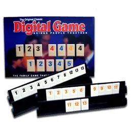 إسرائيل سريع الحركة Rummy Tile Classic Board Game 2-4people Israel Mahjong Digital Game Game Game Game Supplies 240223