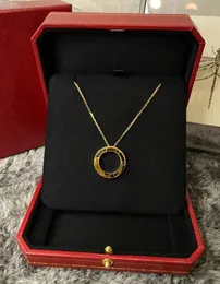 Diamanthalsband Moissanite Pendant Love Halsband för kvinnor Designer smyckekedjor för män rostfritt stål halsband Hip Hop smycken valentins dag gåva