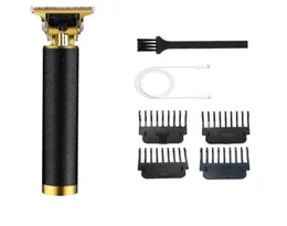 2021 Electric T9 Hair Clipper Trimmer dla mężczyzn do ładowania elektrycznego golarki broda fryzjera fryzjerka 2948214