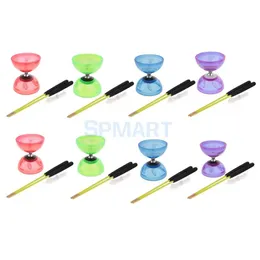 3 Triple Bearing Jonglling Diabolo Toy With String Metal Sticks Yoyo Professional Education 13105cm Diameter 240304