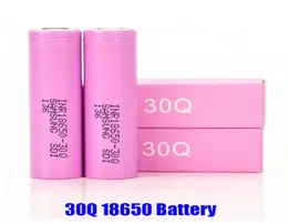 عالي الجودة INR18650 30Q 18650 البطارية الوردي مربع 3000mAh 20a 37 فولت استنزاف قابلة لإعادة الشحن بطاريات أعلى بطاريات بطاريات أعلى من SA4090596