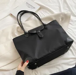 Модная большая сумка большой емкости, повседневные однотонные сумки на одно плечо, новая тенденция, портативная модная минималистичная женская сумка, дизайнерская сумка, роскошная сумка