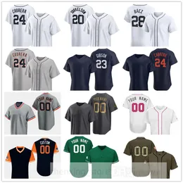 Genähtes 2024 Baseball-Trikot 70 Buddy Kennedy 32 Ryan Kreidler 51 Eddys Leonard 46 Wenceel Perez 13 Gio Urshela 21 Mark Canha 30 Kerry Carpenter 22 Meadows 8 Vierling