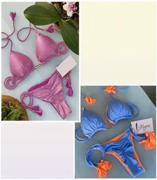 Miyouj Tanga-Bikini-Set, blaue Farbe, Badeanzug, Frau, sexy Badeanzüge, zweiteilige Bikinis, Dreiecksverband, weibliche Strandbekleidung 2202173347053