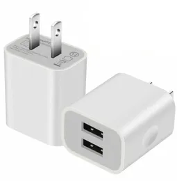 USB Charger Charging Block 21A Home Travel Double Wall Charger Multi for All smart phone2331309