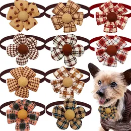 50 pz Papillon per cani di piccola taglia in cotone Glaid Collare per farfallino sfuso per cani Animali domestici Accessori per toelettatura Forniture per animali 240220