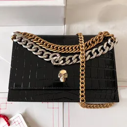 10A najwyższej jakości torba czaszki The Jewelled Hobo Bag luksusowe designerskie kobiety oryginalna skórzana torebka torba na ramiona torba crossbody torebka wieczorna