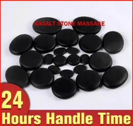 28st Packing Sell Massage Stones Massage Stone Set Spa Rock Basalt Stone för ryggsmärta Relieve1126525