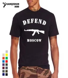 YUANQISHUN DEFEND Letter Printing T Shirt AK47 Creative Men039s TShirt 16 Colors High Quality Men O Neck Short Sleeve Cotton C1789548