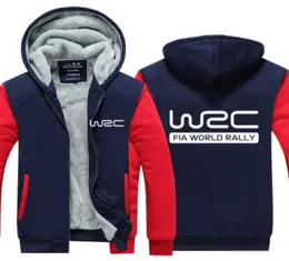 2019 Winter Hoody WSC FIA World Rally Men Kobiety Zagięsz gęsto jesienne bluzy Bluza Bluza Zipper Kurtka polarowa z kapturem streetwear4233916