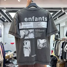 2024 Newest Tees T Shirts Mens Oversize Shirt Suprior Vintage ERD Printed US Size Tshirts Real Pics 24SS