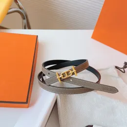 Cintura di design classico di alta qualità per donna fibbia ad H in acciaio inossidabile AAA Cintura da donna in vera pelle Cintura da uomo di lusso retrò 90-125 cm Cintura reversibile H84