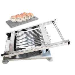 Macchina da taglio per affettatrice per rotoli di sushi commerciale 17mm 20mm Utensile per affettare taglierina per rotoli di sushi di riso giapponese manuale