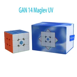 GAN 14 MAGLEV UV MAGNETIC MAGIC SPEAT CUBE GAN14 M 스티커가없는 전문 피젯 장난기 14m Cubo Magico 퍼즐 240304