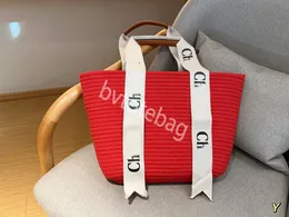 Högkvalitativ Tote Basket Chl Bags Luxurys Straw Bag Designers väska strandpåse axelväskor crossbody handväskor totes handväska klassisk geometri väska chlebags