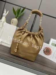 Specchio 10A Borsa firmata Nappa Borsa Squeeze Borsa da donna di alta qualità Squeeze Borsa a tracolla a tracolla di grande capacità di lusso con catena di pelle di pecora hobo Borsa tote sotto le ascelle