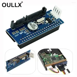 컴퓨터 케이블 Oullx SATA IDE 어댑터 40 핀 투 커넥터 3.5 HDD IDE/PATA 하드 디스크 변환기 7 핀사타 데이터 케이블