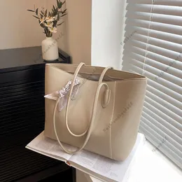 Große Kapazität Handtaschen Frauen 2023 Sommer neue koreanische Einkaufstasche minimalistische Leder Umhängetasche