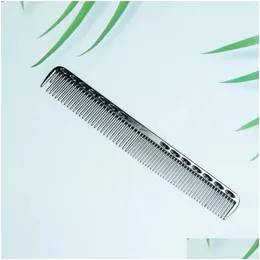 Hair Brushes Small Stainless Steel Comb Professional Hairdressing Combs Haircut Dying Brush Barber Tools Salon Accessaries446 Drop Del Otovf